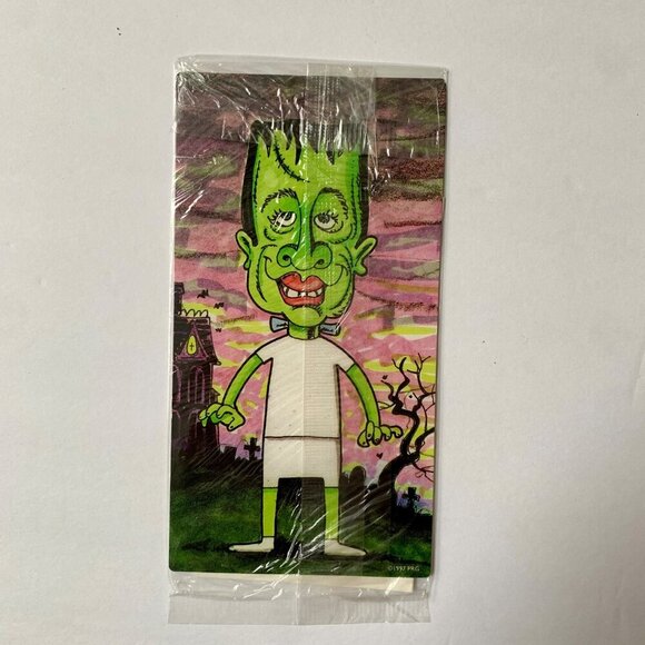 1997 PRG Vintage Frankenstein Sticker with Clothes and Accessories - Picture 1 of 4